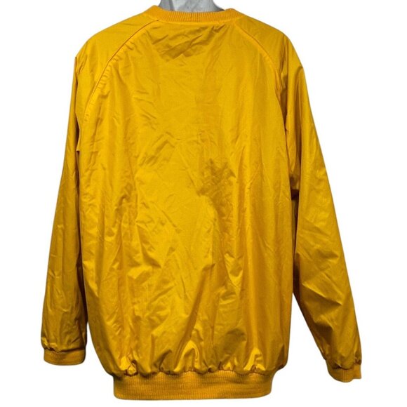 Vtg University of Michigan Pro Edge Reversible Pullover Windbreaker Mens Sz XL - Picture 10 of 11